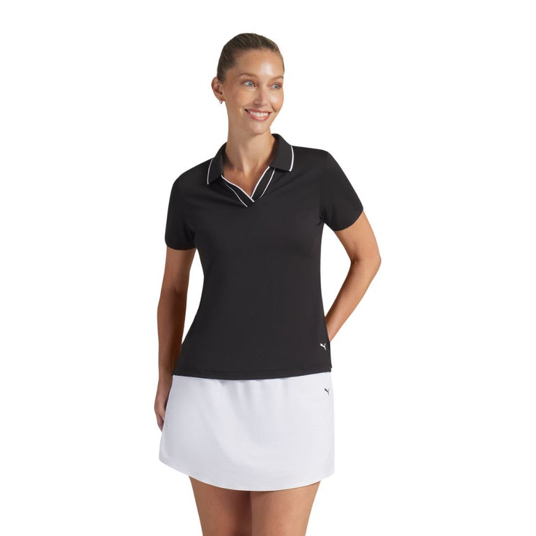 Puma Women's Cloud Essentials Short Sleeve Polo