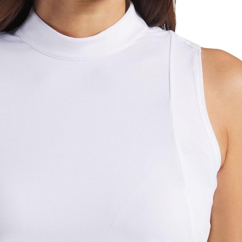 Puma Women's Nylon Sport Sleeveless Mock Polo