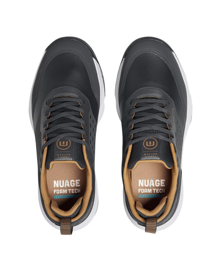 TravisMathew Men's Nuage Mega Golf Shoe - Ebony/Almond