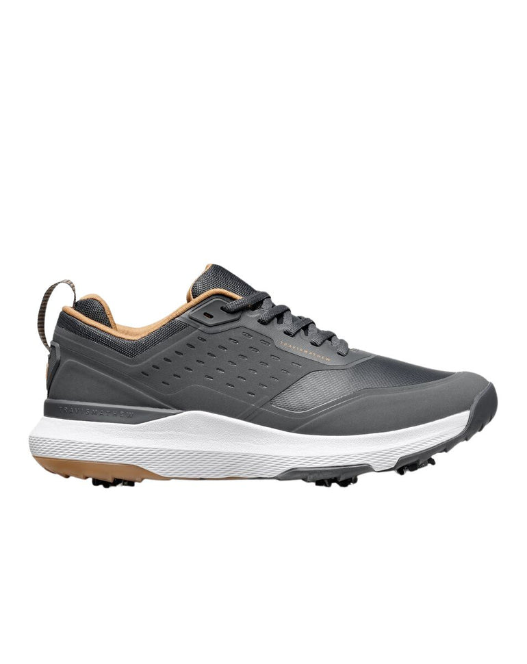 TravisMathew Men's Nuage Mega Golf Shoe - Ebony/Almond