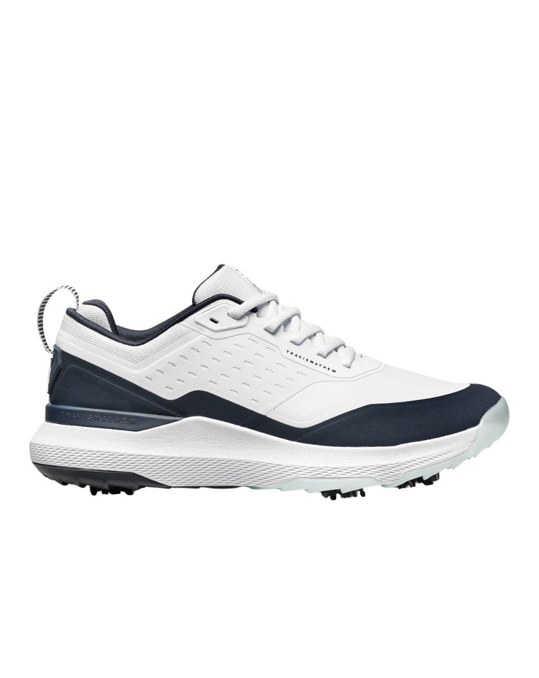 TravisMathew Men's Nuage Mega Golf Shoe - Cool White/Total Eclipse
