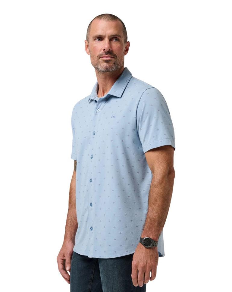 TravisMathew Men's Comfortknit Geo Polo 26