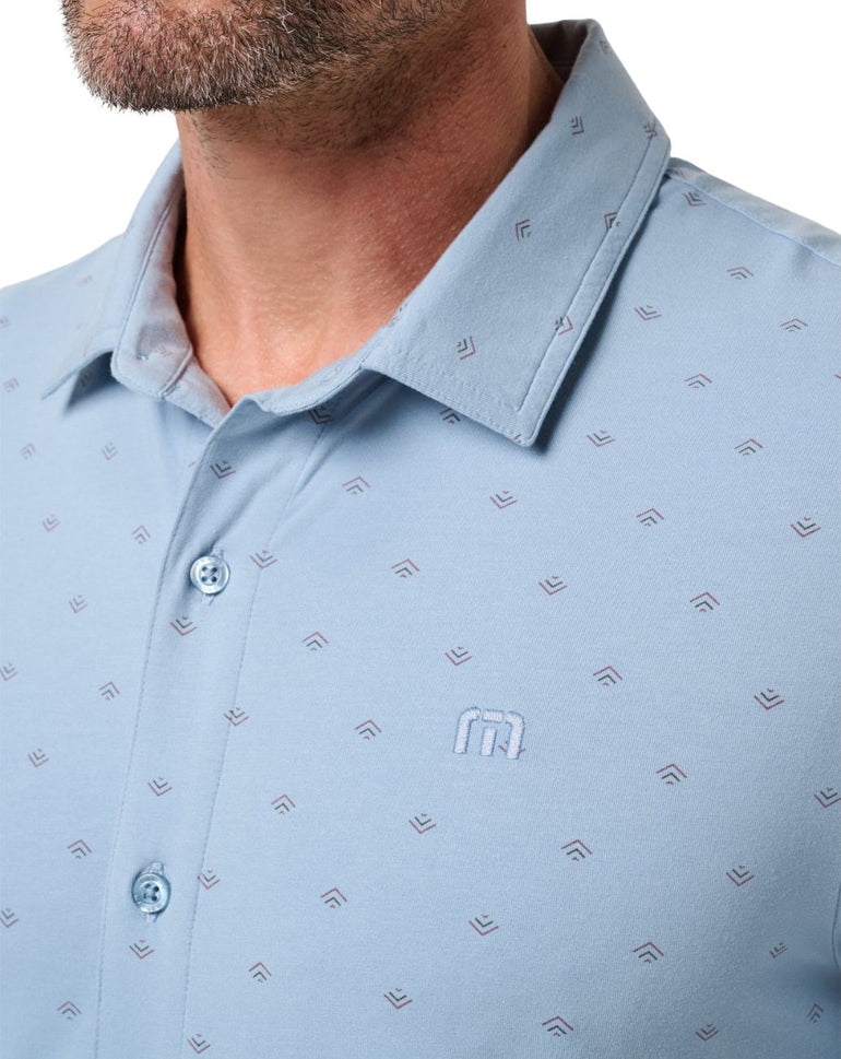 TravisMathew Men's Comfortknit Geo Polo 26