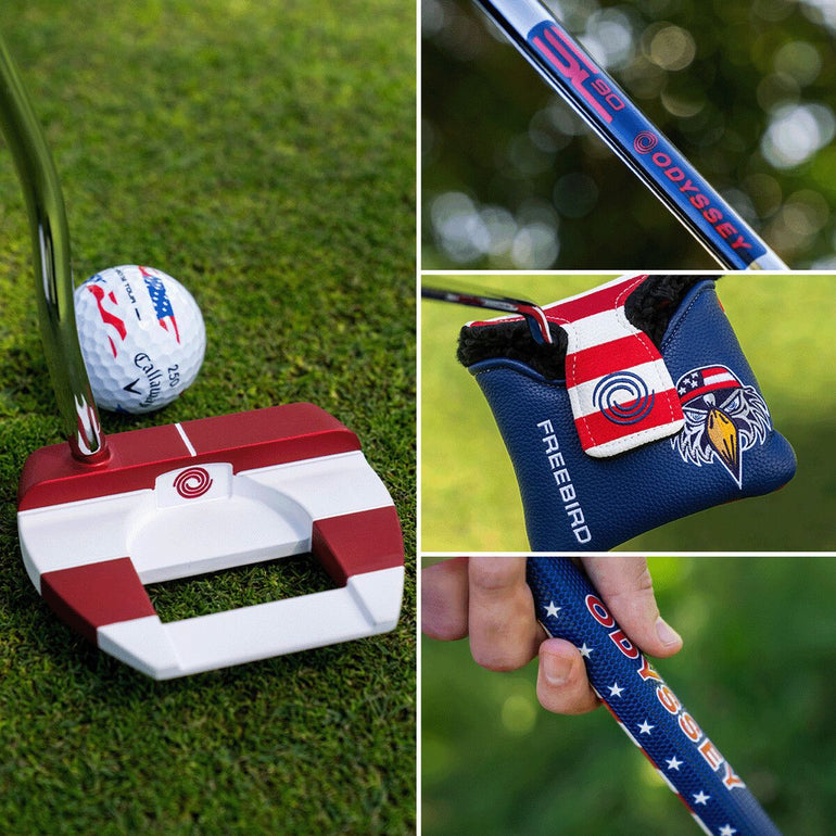 Odyssey Ai-Dual USA 250 Freebird Mini DB Putter