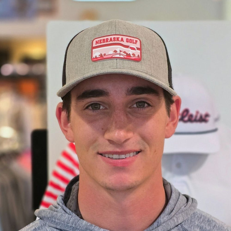 Branded Bills Nebraska Golf Horizon Snapback Trucker Hat