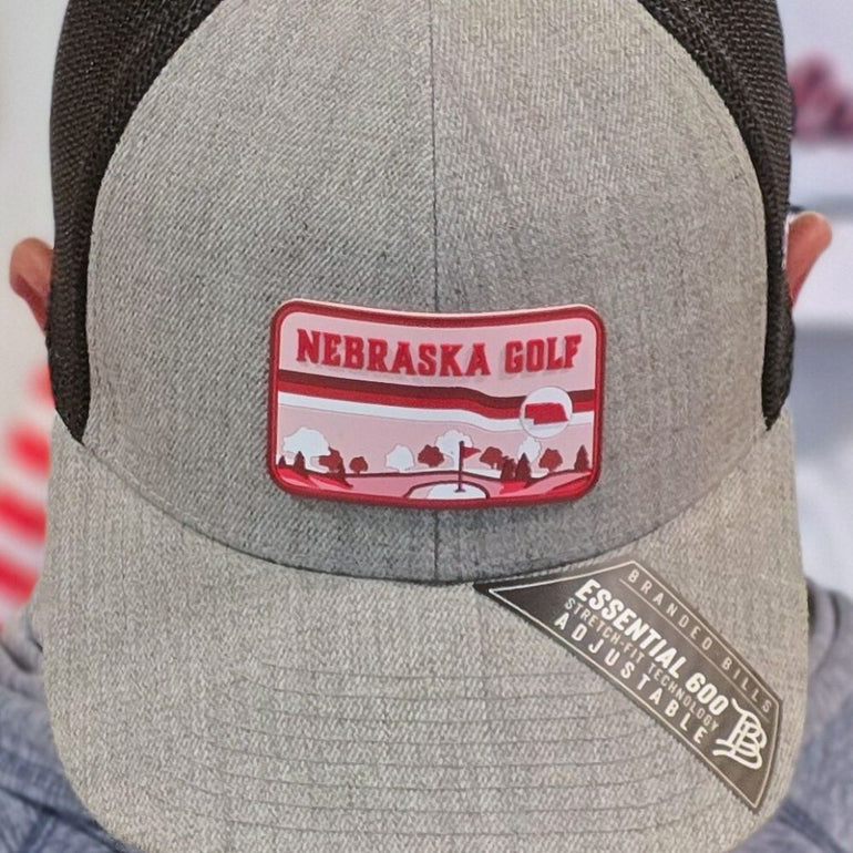Branded Bills Nebraska Golf Horizon Snapback Trucker Hat