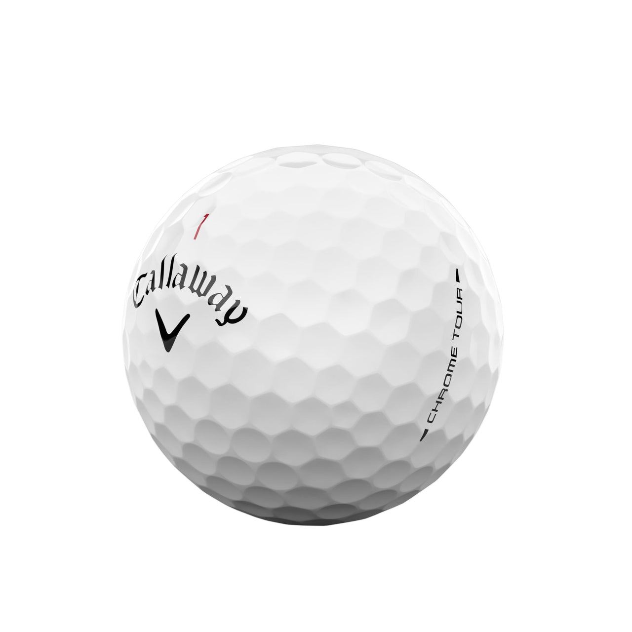Callaway golf ball on a white background