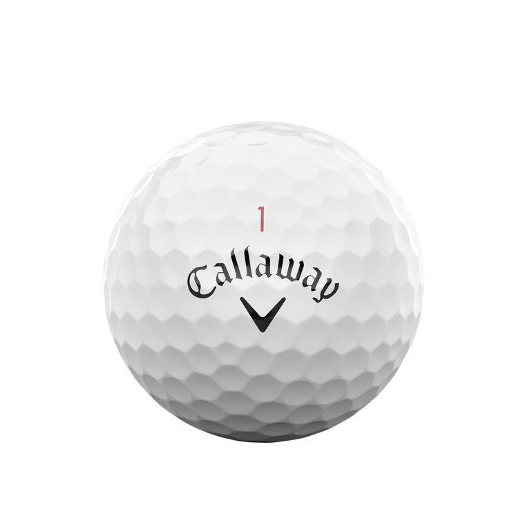 Callaway golf ball on a white background