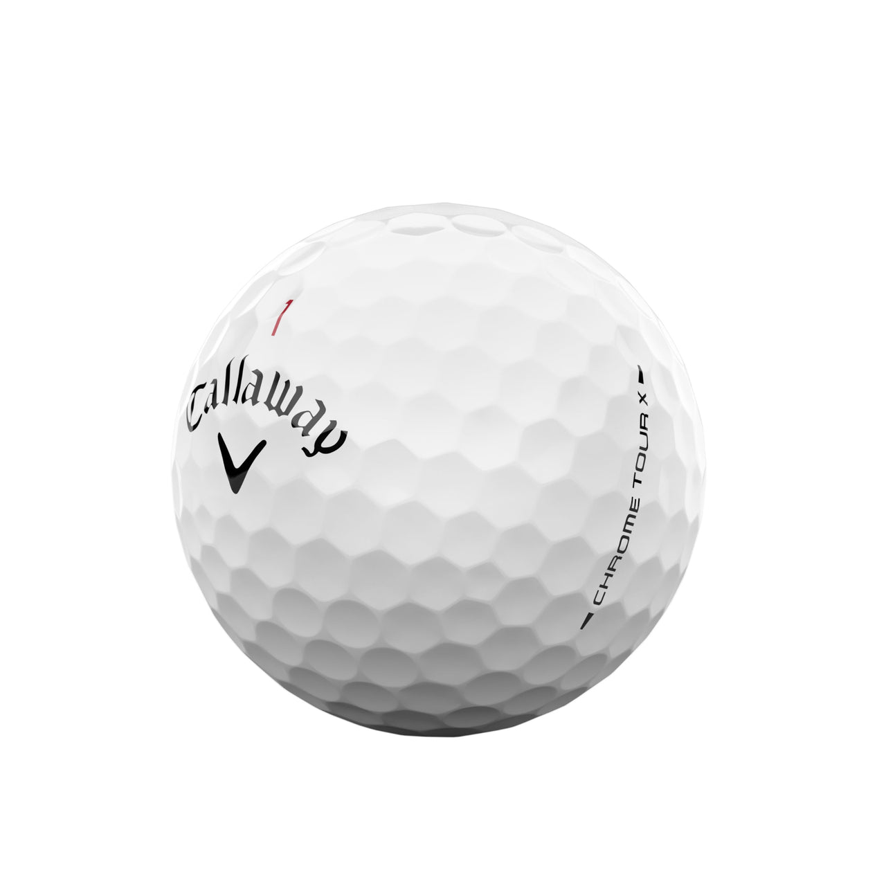Callaway golf ball on a white background