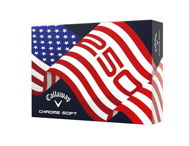 Callaway Chrome Soft USA 250 Stripe Golf Balls