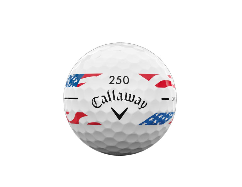 Callaway Chrome Soft USA 250 Stripe Golf Balls