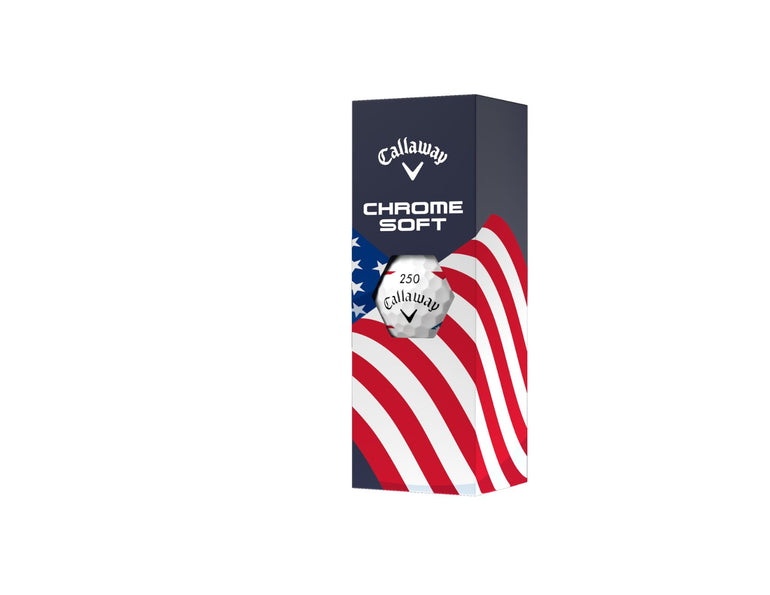 Callaway Chrome Soft USA 250 Stripe Golf Balls