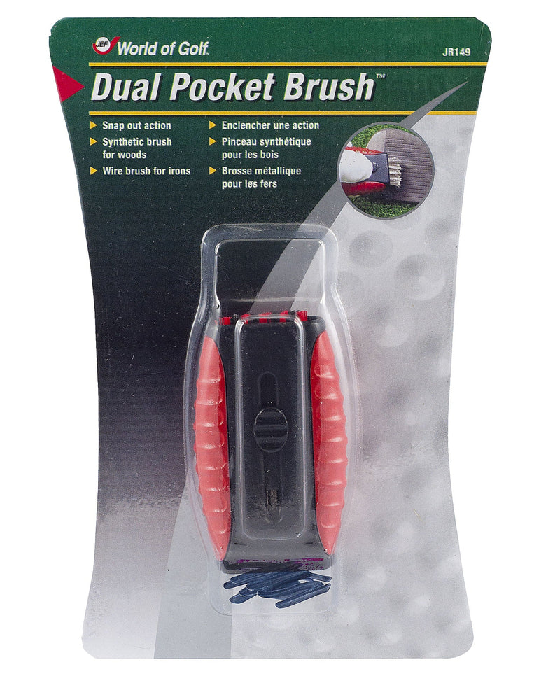 Jef World of Golf Dual Pocket Club Brush