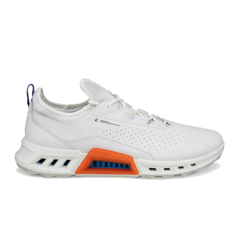 ECCO Men's Biom C4 Golf Shoe - White/Mazarine Blue