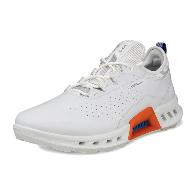 ECCO Men's Biom C4 Golf Shoe - White/Mazarine Blue