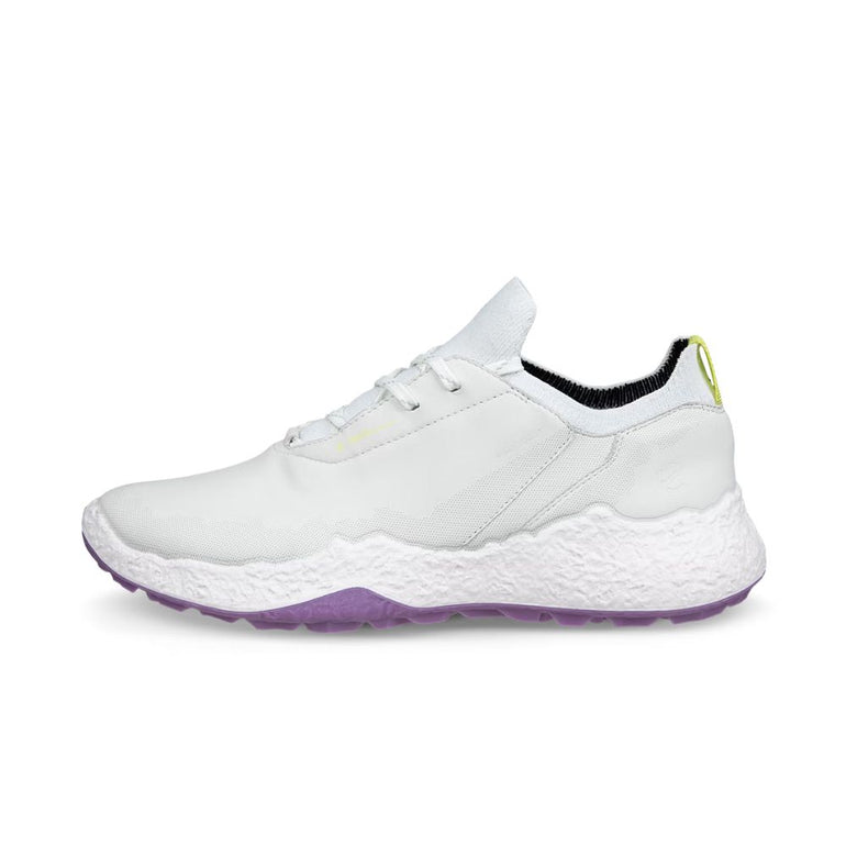 ECCO Women's Golf Biom H5 Golf Shoes - White/Lavender