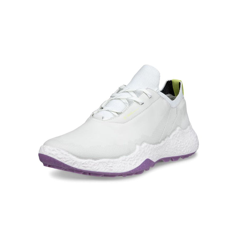 ECCO Women's Golf Biom H5 Golf Shoes - White/Lavender