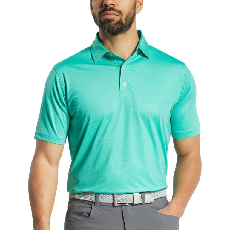 FootJoy Men's Tonal Dot Emerald Polo 25