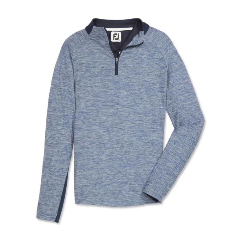 FootJoy Women's Space Dye 1/4 Zip Navy Pullover 25