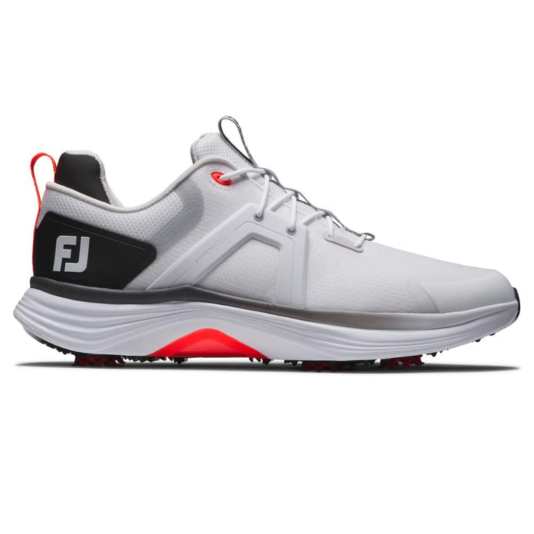 FootJoy Men's Hyperflex Golf Shoes - White/Grey/Red 55469