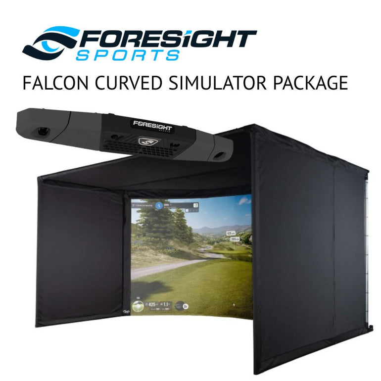 Foresight Falcon Curved Golf Simulator Package