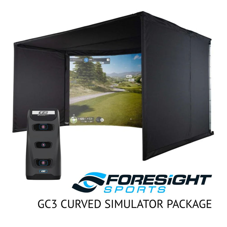 Foresight GC3 Curved Golf Simulator Package