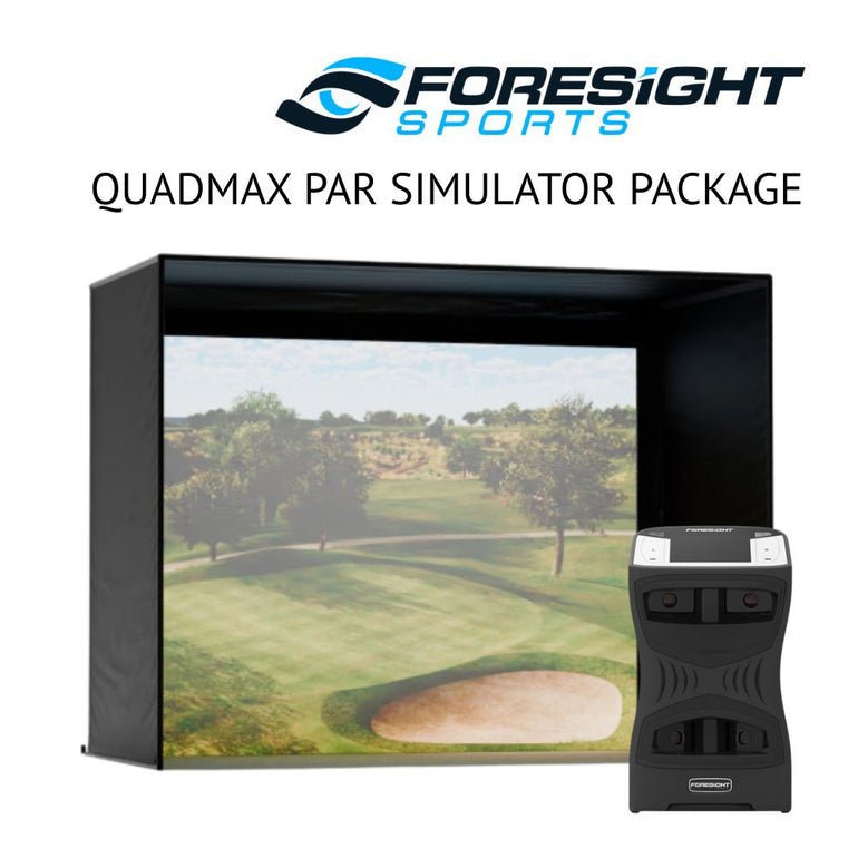 Foresight QuadMAX Golf Simulator Par Package