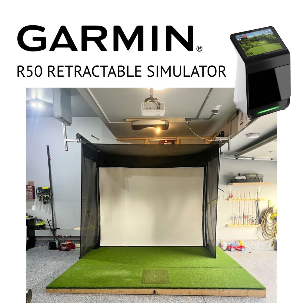 Garmin Approach R50 Retractable Golf Simulator | SportScreen Vanish ...