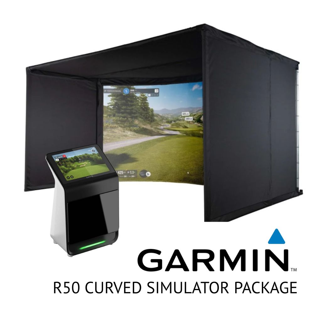 Garmin Approach R50 Curved Simulator Package | Immersive Golf Studio ...