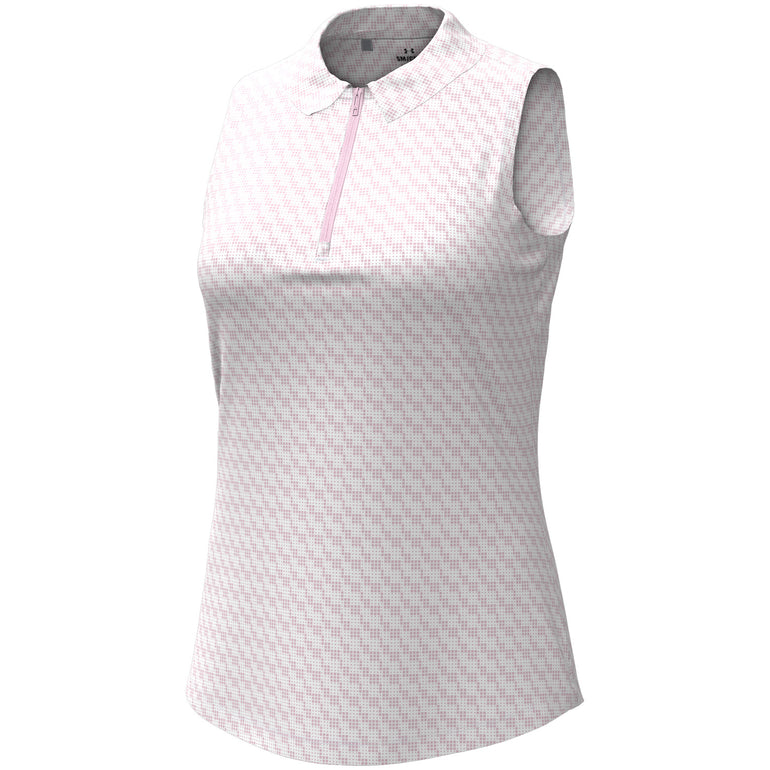 Under Armour Women's Drive Clubhouse Grid Sleeveless Polo 25
