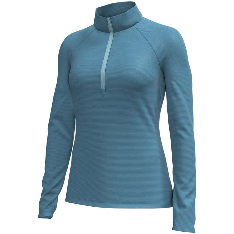 Under Armour Women's Fusion Ottoman Quarter Zip Pullover 26 - Midnight Navy