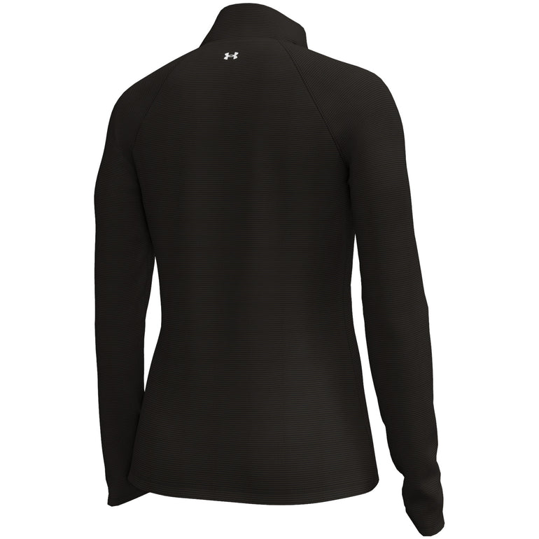 Under Armour Women's Fusion Ottoman Quarter Zip Pullover 26 - Midnight Navy