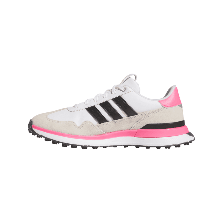 Adidas Women's S2G 26 Textile Spikeless Golf Shoe - White/Black/Pink