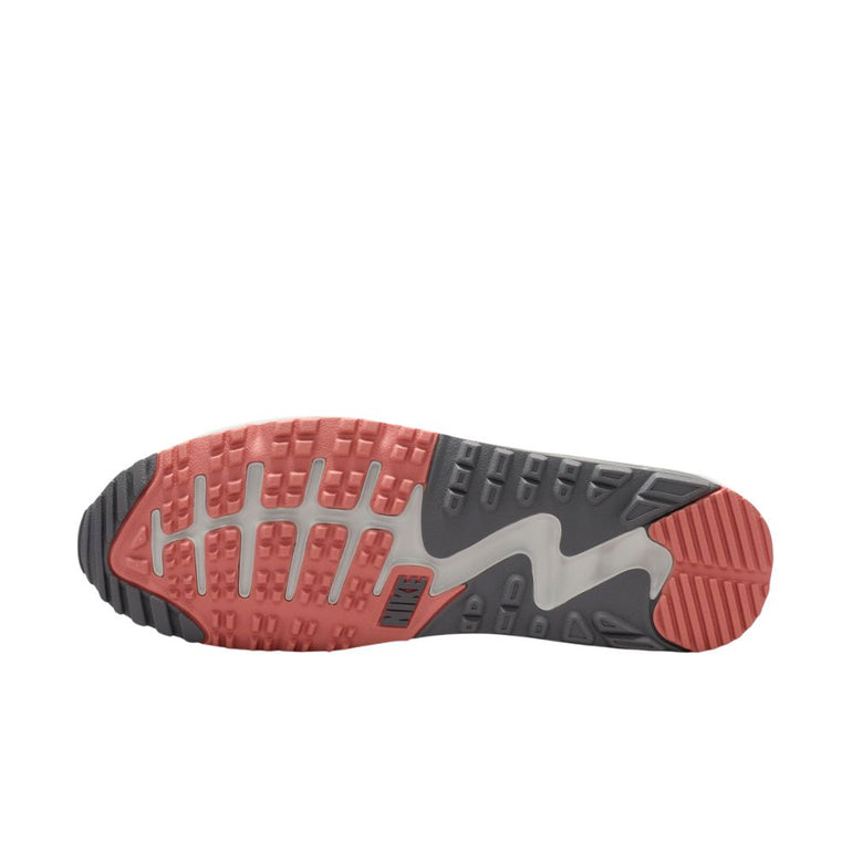 Nike Air Max 90 G Spikeless Golf Shoe - Photon Dust/Pencil Point Red