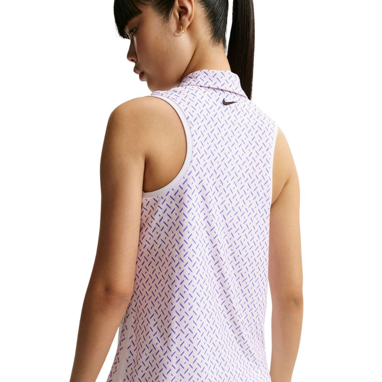 Nike Women's Dri-Fit Victory Sleeveless Print Polo 26