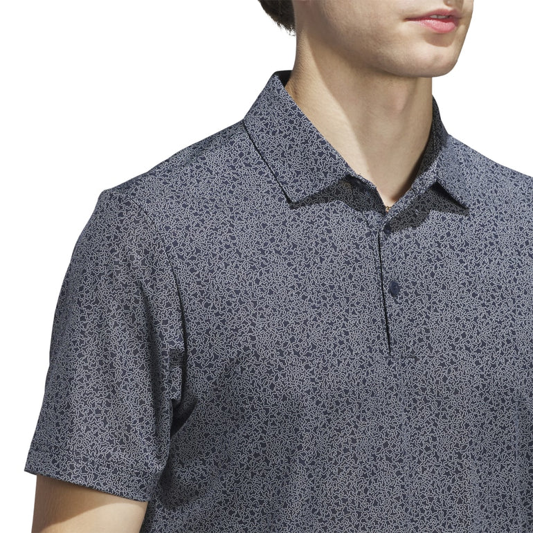 Adidas Men's Ultimate Mini Bunker Polo 25 - Collegiate Navy