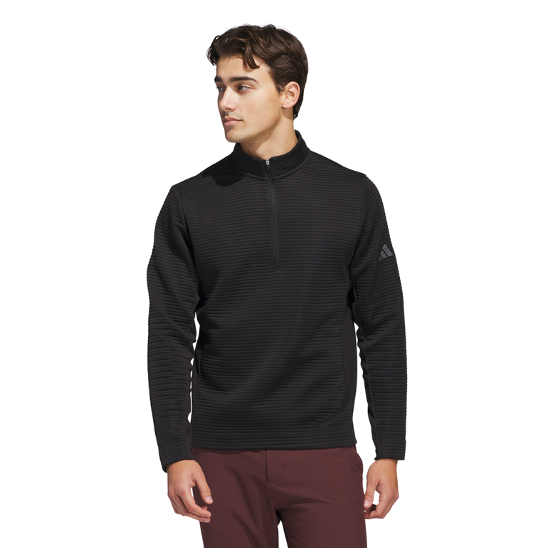Adidas Men's Ultimate365 DWR Texture 1/4 Zip - Black