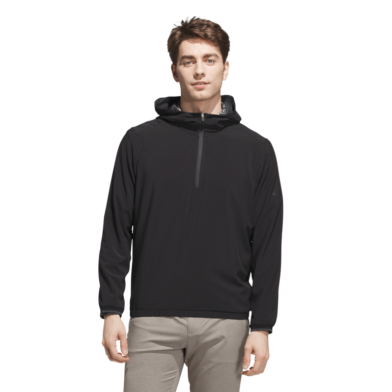 Adidas Men's Ultimate365 Anorak Hooded Jacket - Black/Carbon