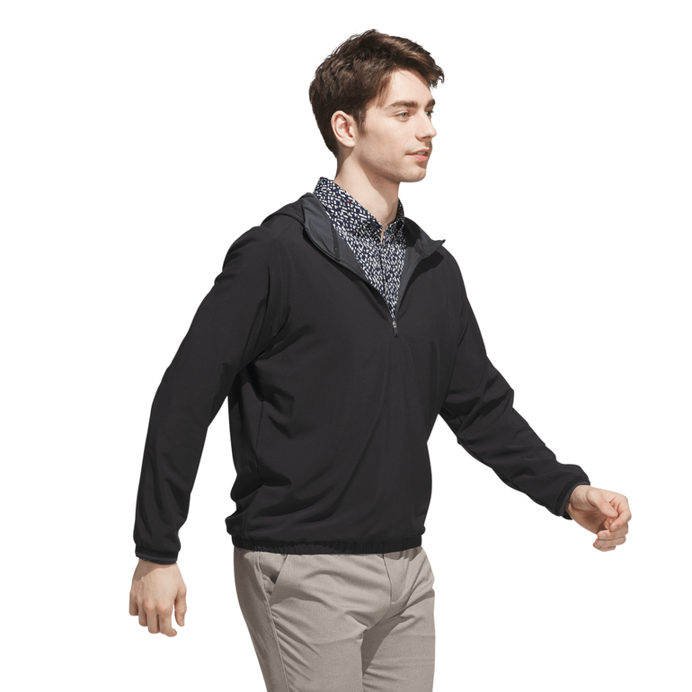 Adidas Men's Ultimate365 Anorak Hooded Jacket - Black/Carbon