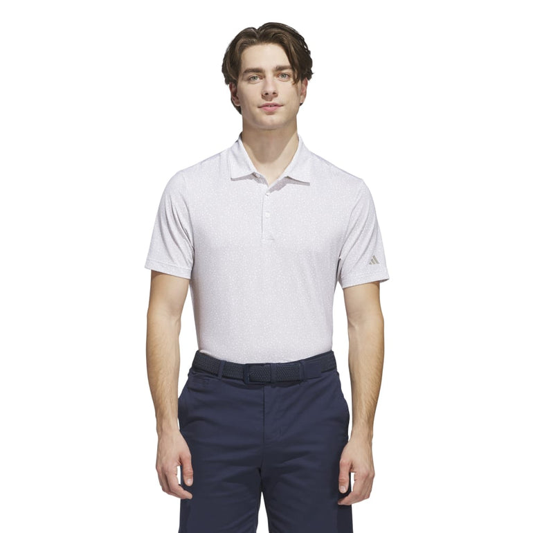 Adidas Men's Ultimate Mini Bunker Polo 25 - White/Putty Beige