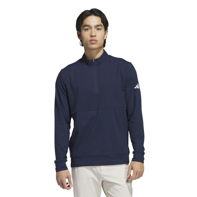 Adidas Men's Ultimate Tour 1/4 Zip 25 - Collegiate Navy