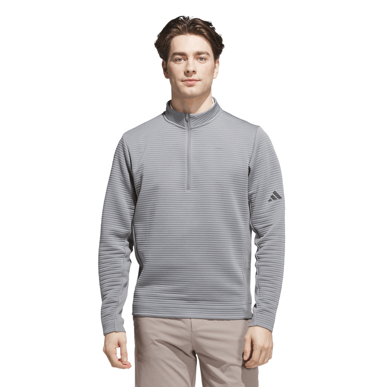 Adidas Men's Ultimate365 DWR Texture 1/4 Zip - Grey Three