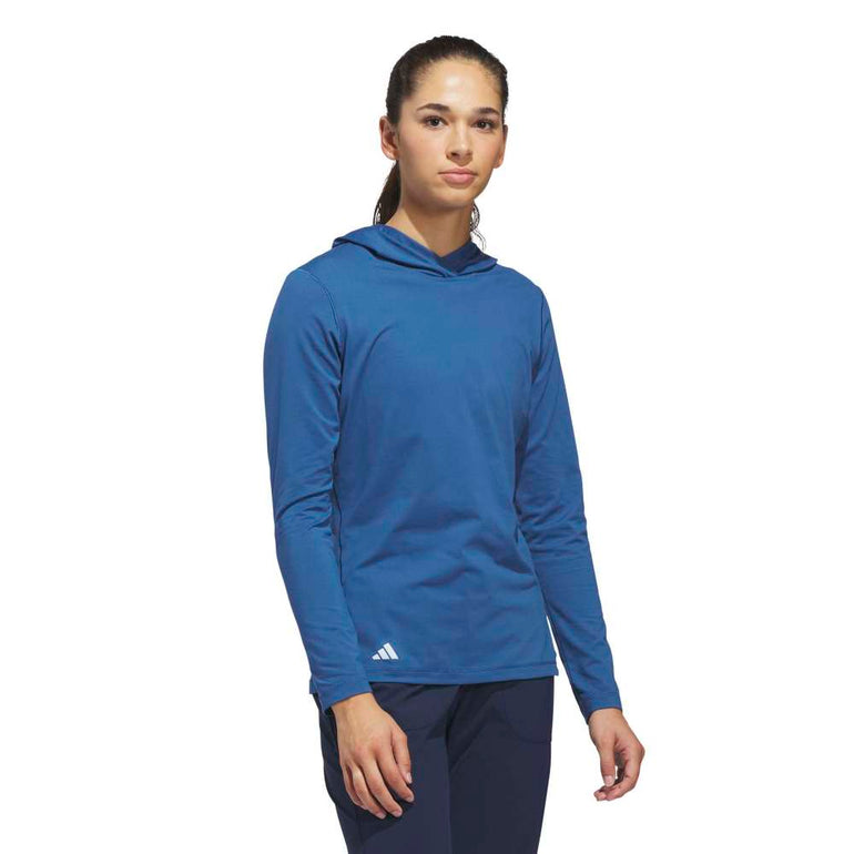 Adidas Women's Performance Hoodie - Dusty Petrol