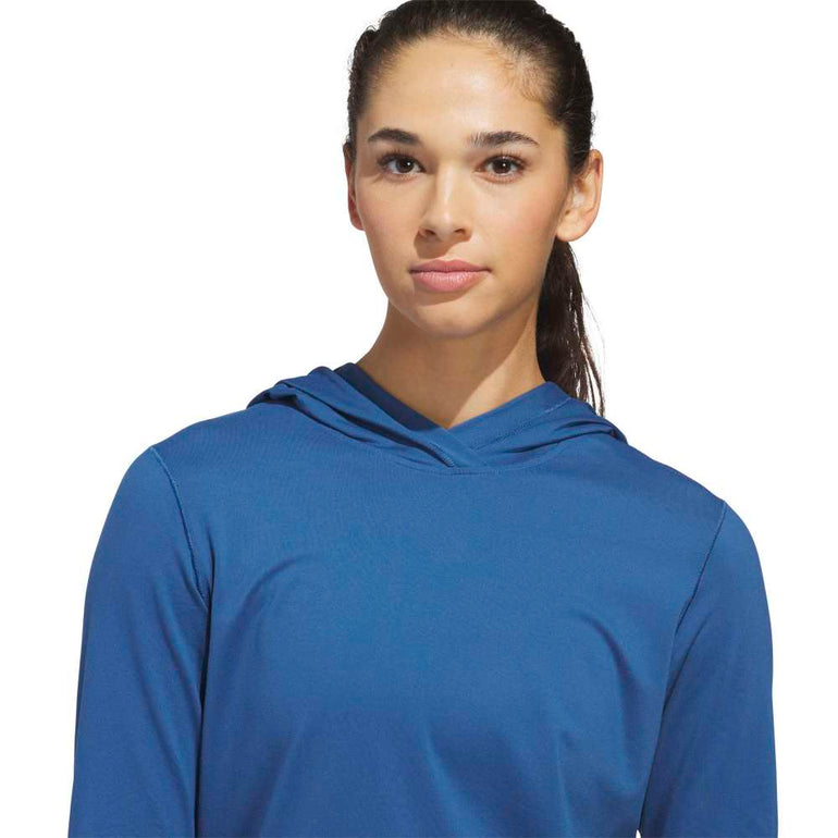 Adidas Women's Performance Hoodie - Dusty Petrol