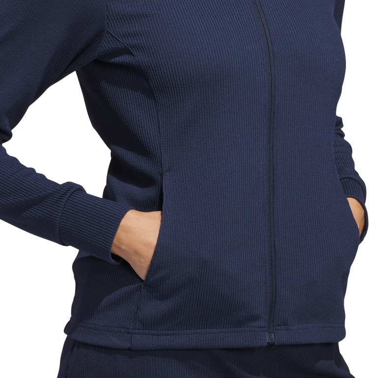 Adidas Women's Textured Jacket - Collegiate Navy