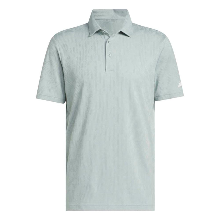 Adidas Men's Ultimate Textured Jacquard Polo