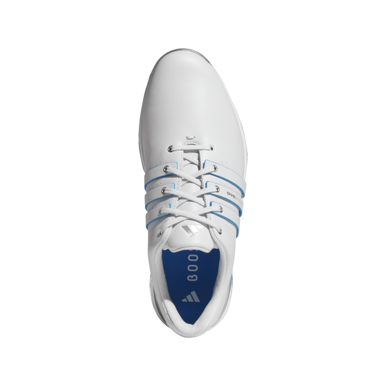 Adidas Men's Tour360 24 Spiked Golf Shoe - Grey/Silver/Blue