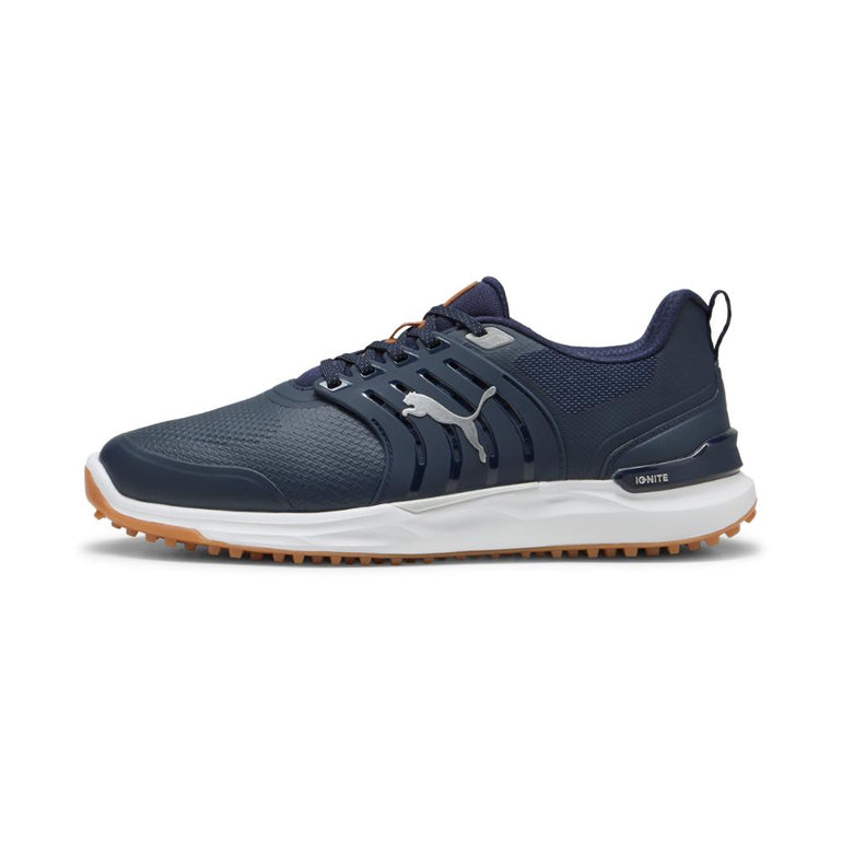 Puma Men's Ignite Elevate 2 Golf Shoe - Deep Navy/Puma Silver