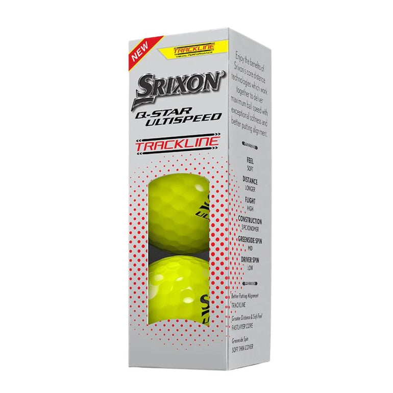 Srixon Q Star Ultispeed Trackline Golf Balls