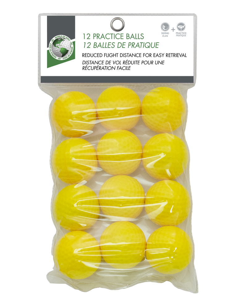 Reduced Flight Foam Golf Balls